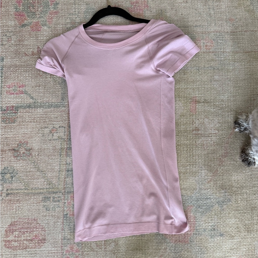 Pink Short Sleeve lululemon swiftley tech tee